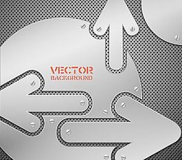 金属质感的背景矢量03