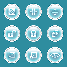 多媒体图标矢量