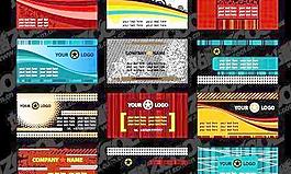 外国卡片模板矢量素材