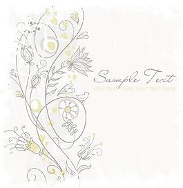 新鲜的插图手绘背景矢量素材04