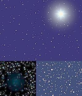 星空背景矢量素材