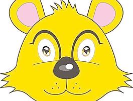 矢量狡猾熊的化身