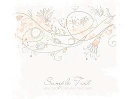 新鲜的插图背景矢量素材02