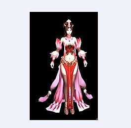 古代超细腻美女模型