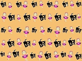 时髦的万圣节矢量sheet34