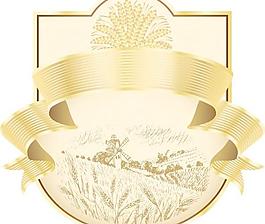 产品标签设计03矢量