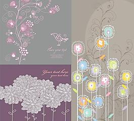 传统装饰画线的材料传统的向量