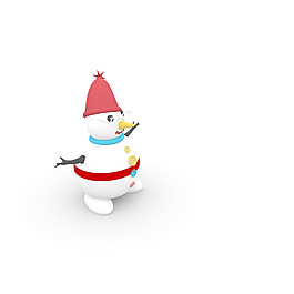 可爱的雪人