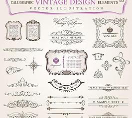 欧洲古典边境06矢量素材