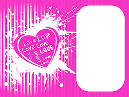 肮脏的心向量纹理的概念