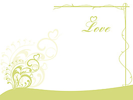 矢量浪漫的背景