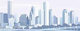 现代城市建筑设计矢量素材02