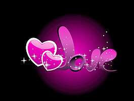 矢量浪漫的背景