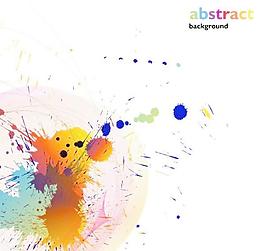 矢量彩色涂料05矢量素材