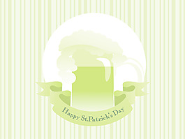 帕特里克日矢量插画