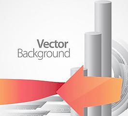 技术转移流感箭头背景矢量素材4