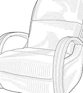 躺椅的剪贴画