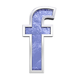 一个小写字母的字符集的蓝色玻璃铸造