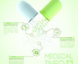 创新的医疗信息设计矢量图02