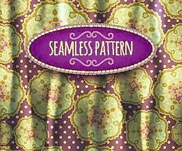 豪华绸缎图案背景矢量01