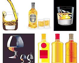 葡萄酒矢量素材