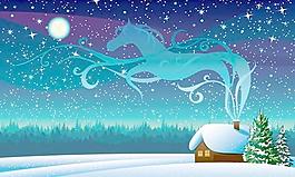 创意2014匹马设计元素矢量图02