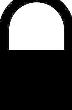 AJ挂锁剪影艺术剪辑