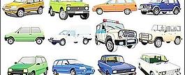 美丽的cars-2矢量