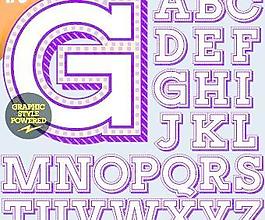 创新的三维字母矢量集04