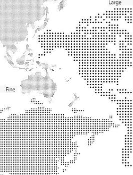 星罗棋布的世界地图