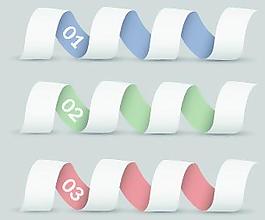 数字向量04条幅创意