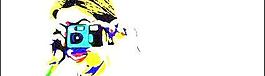 人们拍照向量