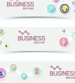 创造性的商业横幅元素矢量图03