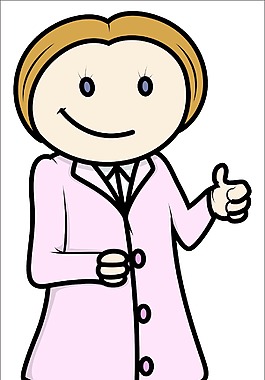 可爱的小矢量的女孩