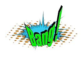 漫画复古爆炸文本