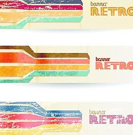 复古垃圾商业banner矢量02