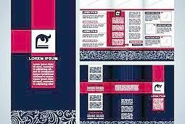 企业画册创意矢量02