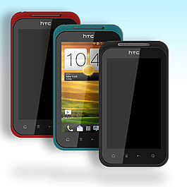 HTC手机高清矢量PSD源文件三种颜色