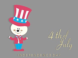 美国独立日庆祝活动的概念