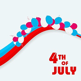 美国独立日庆祝活动的概念