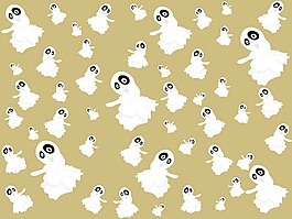 时髦的万圣节矢量sheet17