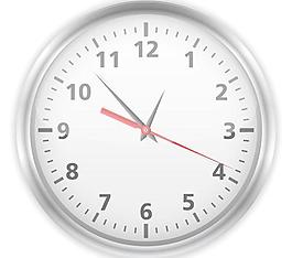 不同的时钟设计矢量图03