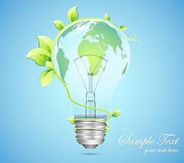 生态元素背景矢量素材04