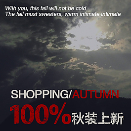 秋装上新素材模板海报