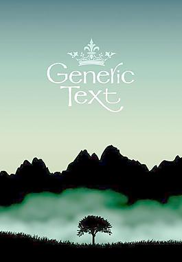 矢量景观元素的背景图形集01