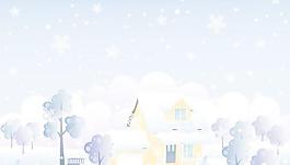 动画家和雪设计矢量集02