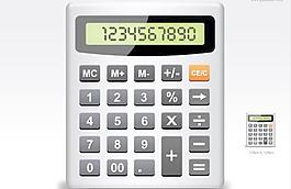 计算器元素psd素材