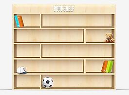 套书架元素psd素材