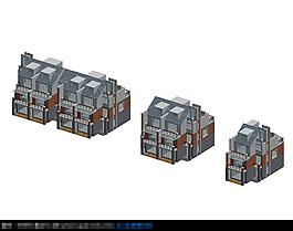 高大简约别墅模型