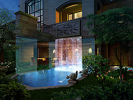 私人别墅游泳池装修效果